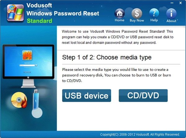 Windows 8 password reset software